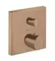 AXOR-HG-AXOR-Starck-Organic-Thermostat-Unterputz-mit-Absperrventil-Brushed-Red-Gold-12715310 gallery number 1
